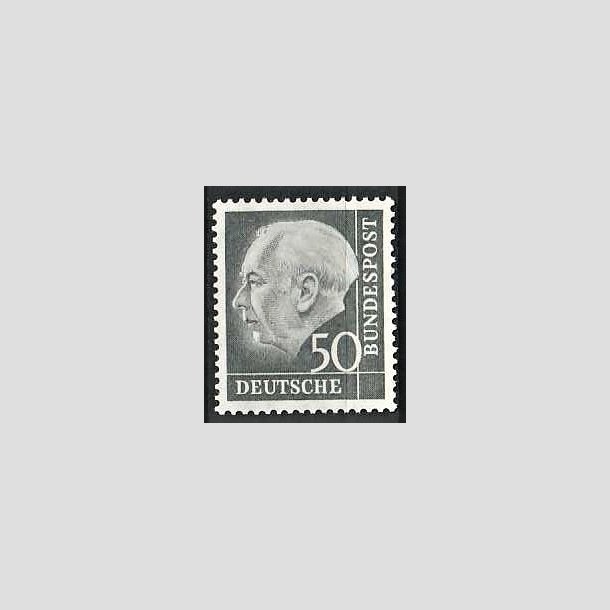 FRIMRKER VESTTYSKL. BUND: 1954 | AFA 1152 | Prsident Th. Heuss. - 50 pf. gr - Postfrisk