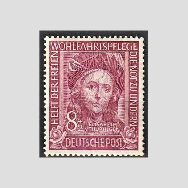 FRIMRKER VESTTYSKL. BUND: 1949 | AFA 1080 | Velgrenhedsmrker - 8 + 2 pf. - Ubrugt