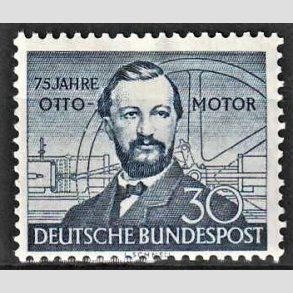 FRIM�RKER VESTTYSKL. BUND: 1952 | AFA 1114 | Otto-Motor - 30 pf. bl� - Ubrugt