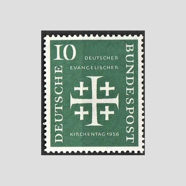 FRIMRKER VESTTYSKL. BUND: 1956 | AFA 1198 | Evangelsk kirkedag. - 10 pf. mrkegrn - Postfrisk