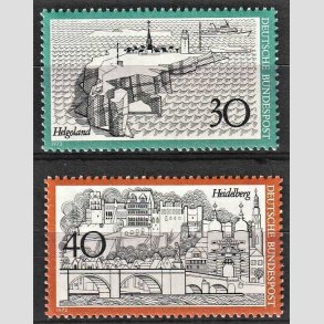 FRIM�RKER VESTTYSKL. BUND: 1972 | AFA 1701+1702 | Frim�rke s�t - Postfrisk