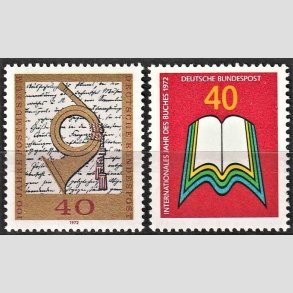 FRIM�RKER VESTTYSKL. BUND: 1972 | AFA 1694 + 1695 | Postfrisk