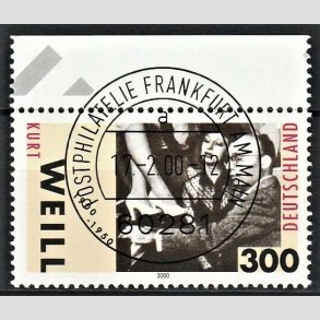 FRIMRKER VESTTYSKL. BUND: 2000 | AFA 3040 | 300 pf. flerfarvet - Lux stemplet