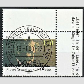 FRIMRKER VESTTYSKL. BUND: 2000 | AFA 3031 | 110 pf. flerfarvet - Lux stemplet