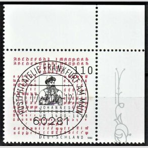 FRIMRKER VESTTYSKL. BUND: 2000 | AFA 3039 | 110 pf. flerfarvet - Lux stemplet