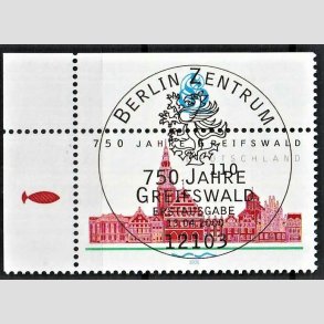 FRIMRKER VESTTYSKL. BUND: 2000 | AFA 3052 | 110 pf. flerfarvet - Lux stemplet