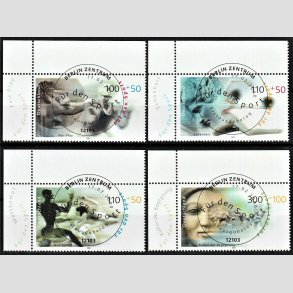 FRIMRKER VESTTYSKL. BUND: 2000 | AFA 3035-38 | 100+50 - 300+100 pf. flerfarvet i st - Lux stemplet