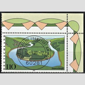 FRIMRKER VESTTYSKL. BUND: 2000 | AFA 3073 | 110 pf. flerfarvet - Lux stemplet