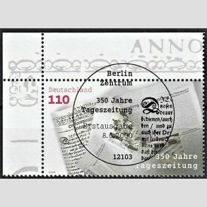 FRIMRKER VESTTYSKL. BUND: 2000 | AFA 3063 | 110 pf. flerfarvet - Lux stemplet