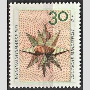 FRIM�RKER VESTTYSKL. BUND: 1973 | AFA 1747 | Frim�rke - Postfrisk