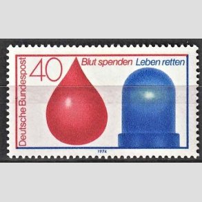 FRIM�RKER VESTTYSKL. BUND: 1974 | AFA 1754 | Frim�rke - Postfrisk