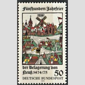 FRIM�RKER VESTTYSKL. BUND: 1975 | AFA 1800 | 50 pf. - Postfrisk