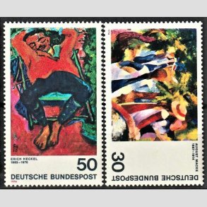 FRIM�RKER VESTTYSKL. BUND: 1974 | AFA 1773-74 | 30 pf. + 50 pf. - Postfrisk