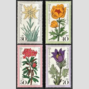 FRIM�RKER VESTTYSKL. BUND: 1975 | AFA 1824-27 | 30+15 pf. - 70+35 pf. i s�t - Postfrisk