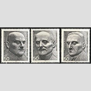 FRIM�RKER VESTTYSKL. BUND: 1975 | AFA 1828-30 | 50 pf. i s�t - Postfrisk