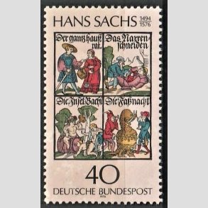 FRIM�RKER VESTTYSKL. BUND: 1976 | AFA 1834 | 40 pf. - Postfrisk