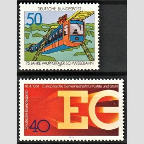 FRIM�RKER VESTTYSKL. BUND: 1976 | AFA 1837-38 | 40+50 pf. - Postfrisk