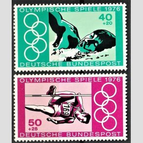 FRIM�RKER VESTTYSKL. BUND: 1976 | AFA 1844-45 | 40+20 pf. + 50+25 pf. - Postfrisk