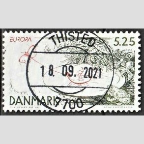 FRIMRKER DANMARK | 1997 - AFA 1157 - Eventyr og legender - 5,25 Kr. Tommelise - Pragt Stemplet Thisted