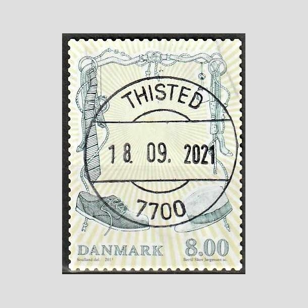 FRIMRKER DANMARK | 2011 - AFA 1672 - Mode - 8,00 Kr. flerfarvet - Lux Stemplet Thisted