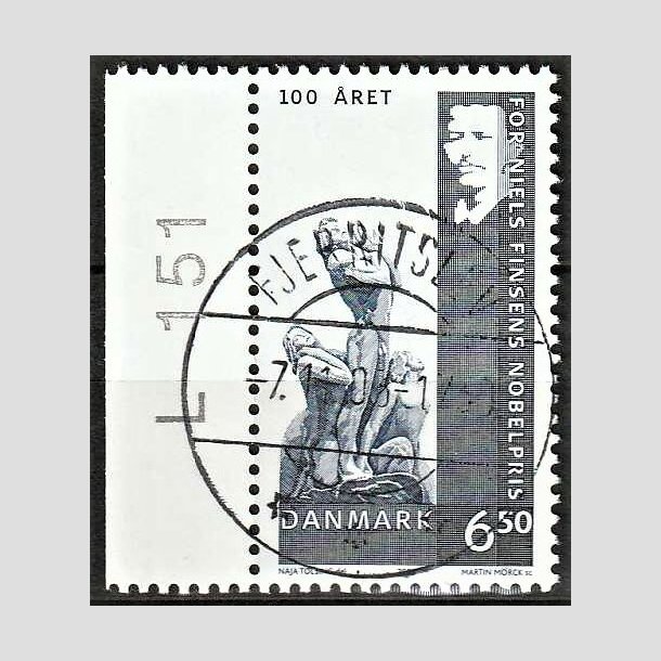 FRIMRKER DANMARK | 2003 - AFA 1372 - Dansk Nobelpris 100 r. - 6,50 Kr. flerfarvet - Pragt Stemplet Fjerritslev