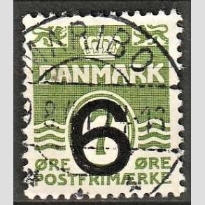 FRIMRKER DANMARK | 1940 - AFA 261 - 6/7 re grn provisorium - Lux stemplet Maribo
