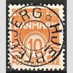 FRIM�RKER DANMARK | 1933 - AFA 202 - B�lgelinie 10 �re orange type IA - Lux Stemplet