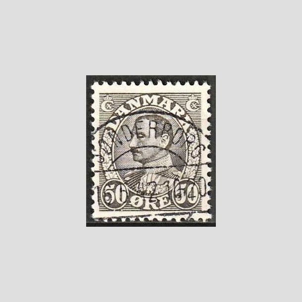 FRIMRKER DANMARK | 1934 - AFA 209 - Chr. X 50 re gr - Lux Stemplet Snderborg