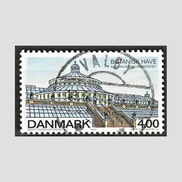 FRIMRKER DANMARK | 2001 - AFA 1272 - Botanisk Have - 4,00 Kr. flerfarvet - Lux Stemplet