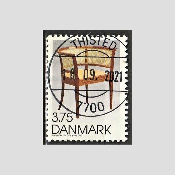FRIMRKER DANMARK | 1997 - AFA 1160 - Dansk design - 3,75 Kr. flerfarvet - Pragt Stemplet