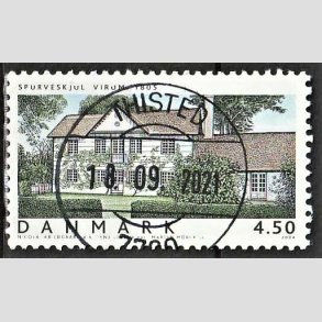 FRIMRKER DANMARK | 2004 - AFA 1378 - Danske boliger III. - 4,50 Kr. flerfarvet - Pragt Stemplet Thisted