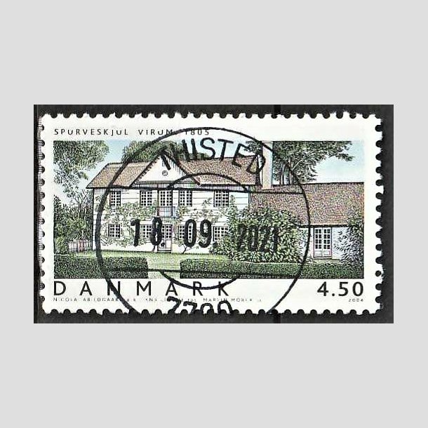 FRIMRKER DANMARK | 2004 - AFA 1378 - Danske boliger III. - 4,50 Kr. flerfarvet - Pragt Stemplet Thisted