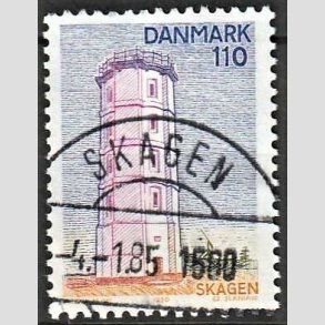 FRIM�RKER DANMARK | 1980 - AFA 701 - Nord for Limfjorden - 110 �re flerfarvet - Pragt Stemplet