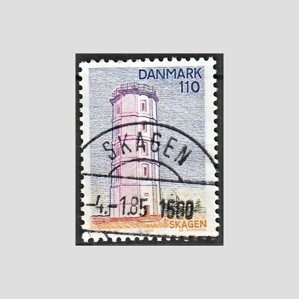 FRIMRKER DANMARK | 1980 - AFA 701 - Nord for Limfjorden - 110 re flerfarvet - Pragt Stemplet