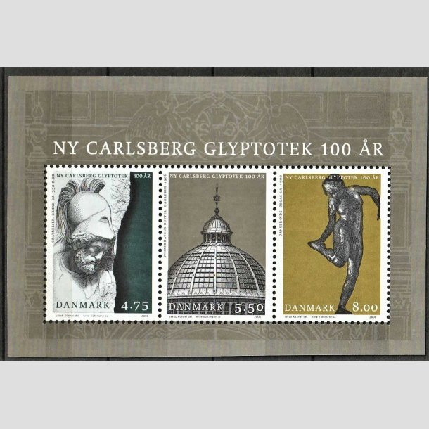 FRIMRKER DANMARK | 2006 - AFA 1477 | Glyptotek 100 r - 18,25 kr. Miniark flerfarvet - Postfrisk