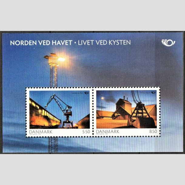 FRIMRKER DANMARK | 2010 - AFA 1618 - Norden ved havet I. - Miniark 14,00 kr. flerfarvet - Postfrisk