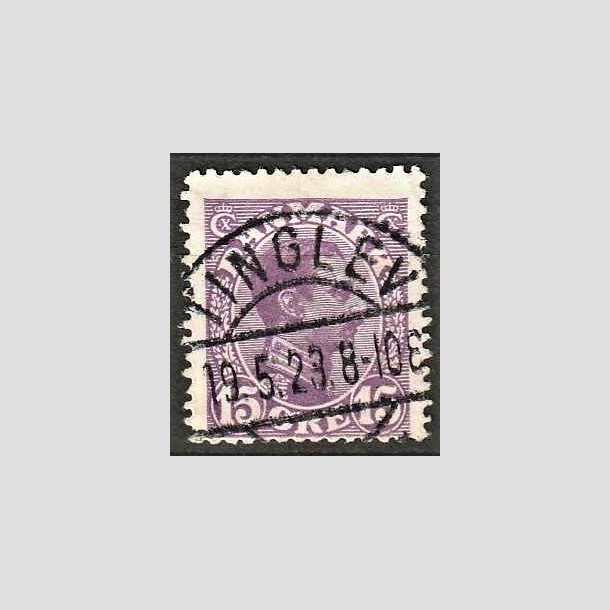 FRIMRKER DANMARK | 1913 - AFA 70 - Chr. X 15 re violet - Lux Stemplet 