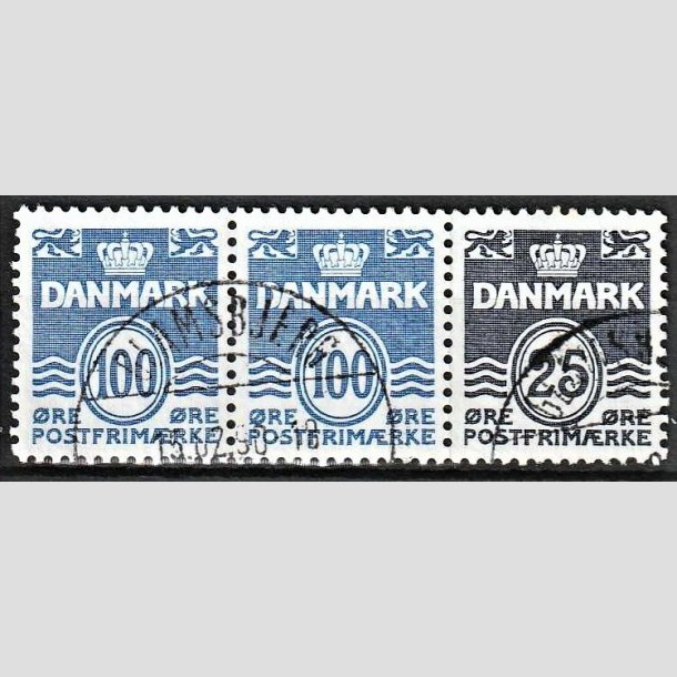 FRIMRKER DANMARK | 1990 - AFA HS 15 - Hftesammentryk - Enkeltstribe - Pragt Stemplet