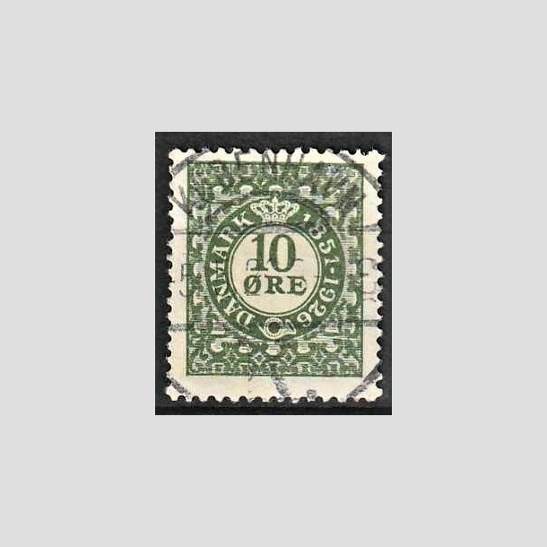 FRIMRKER DANMARK | 1926 - AFA 154 - Frimrkets 75 rs jubilum 10 re grn - Lux Stemplet