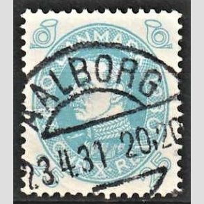 FRIMRKER DANMARK | 1930 - AFA 192 - Chr. X 60 r 25 re bl - Lux Stemplet