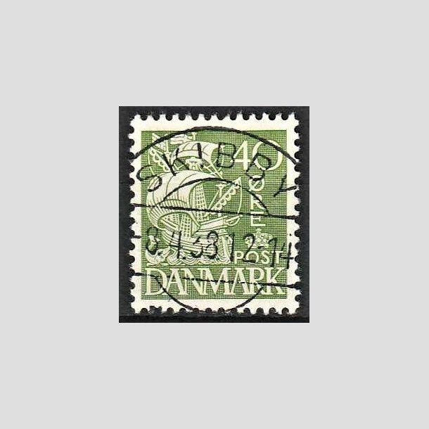 FRIMRKER DANMARK | 1933 - AFA 208 - Karavel 40 re grn Type I - Lux Stemplet Skibby