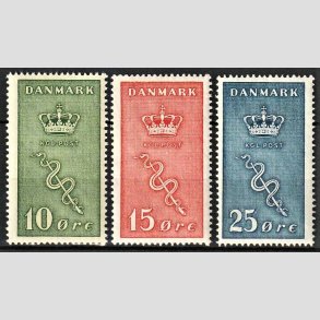 FRIM�RKER DANMARK | 1929 - AFA 178,179,180 - 10+5,15+5,25+5 �re Kr�ftfrim�rker i komplet s�t - Postfrisk