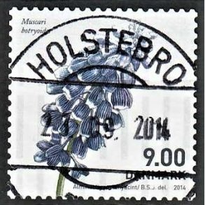FRIM�RKER DANMARK | 2014 - AFA 1767 - For�rsblomster - 9,00 Kr. flerfarvet - Pragt Stemplet Holstebro
