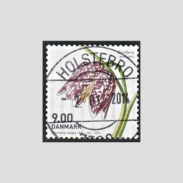 FRIMRKER DANMARK | 2014 - AFA 1766 - Forrsblomster - 9,00 Kr. flerfarvet - Pragt Stemplet Holstebro