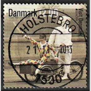 FRIM�RKER DANMARK | 2012 - AFA 1696 - Visit Danmark - 12,00 Kr. flerfarvet - Pragt Stemplet Holstebro
