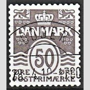 FRIM�RKER DANMARK | 2005 - AFA 1445E - B�lgelinie - 50 �re brun - Lux Stemplet Odder