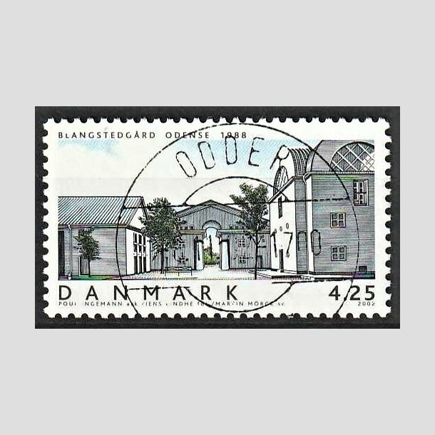 FRIMRKER DANMARK | 2002 - AFA 1333 - Danske boliger I. - 4,25 Kr. Blangstedgrd - Pragt Stemplet Odder