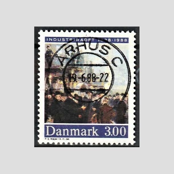 FRIMRKER DANMARK | 1988 - AFA 913 - Industrirdet 150 r - 3,00 Kr. flerfarvet - Pragt Stemplet