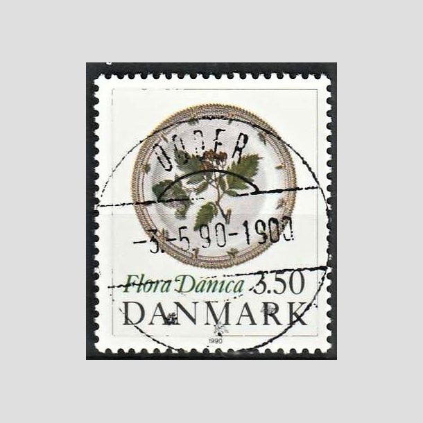 FRIMRKER DANMARK | 1990 - AFA 969 - Flora Danica 200 r - 3,50 Kr. flerfarvet - Pragt Stemplet Odder