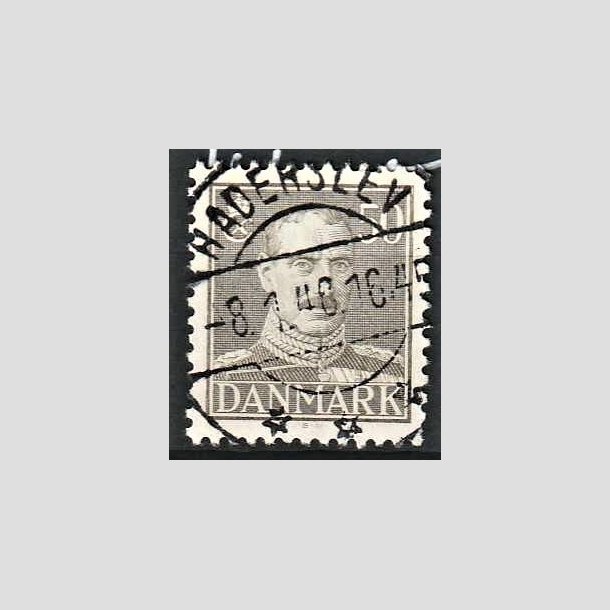 FRIMRKER DANMARK | 1945 - AFA 289 - Chr. X 50 re gr - Lux Stemplet